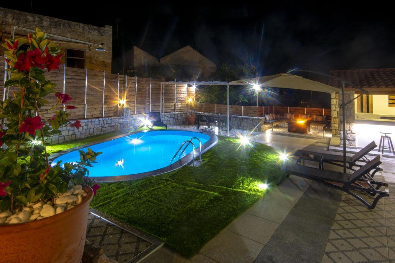 Casa Christina-Luxury Villa กิสเซมอส ภายนอก รูปภาพ