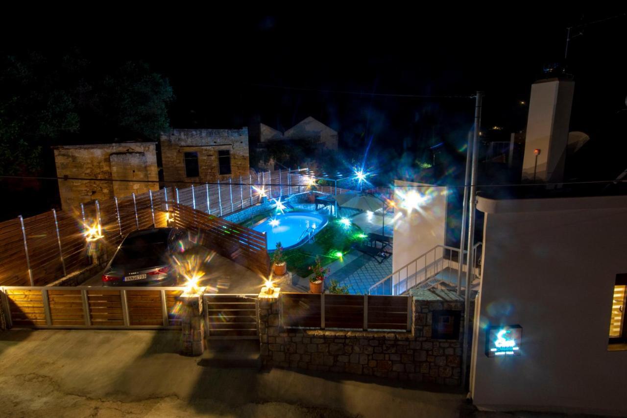 Casa Christina-Luxury Villa กิสเซมอส ภายนอก รูปภาพ