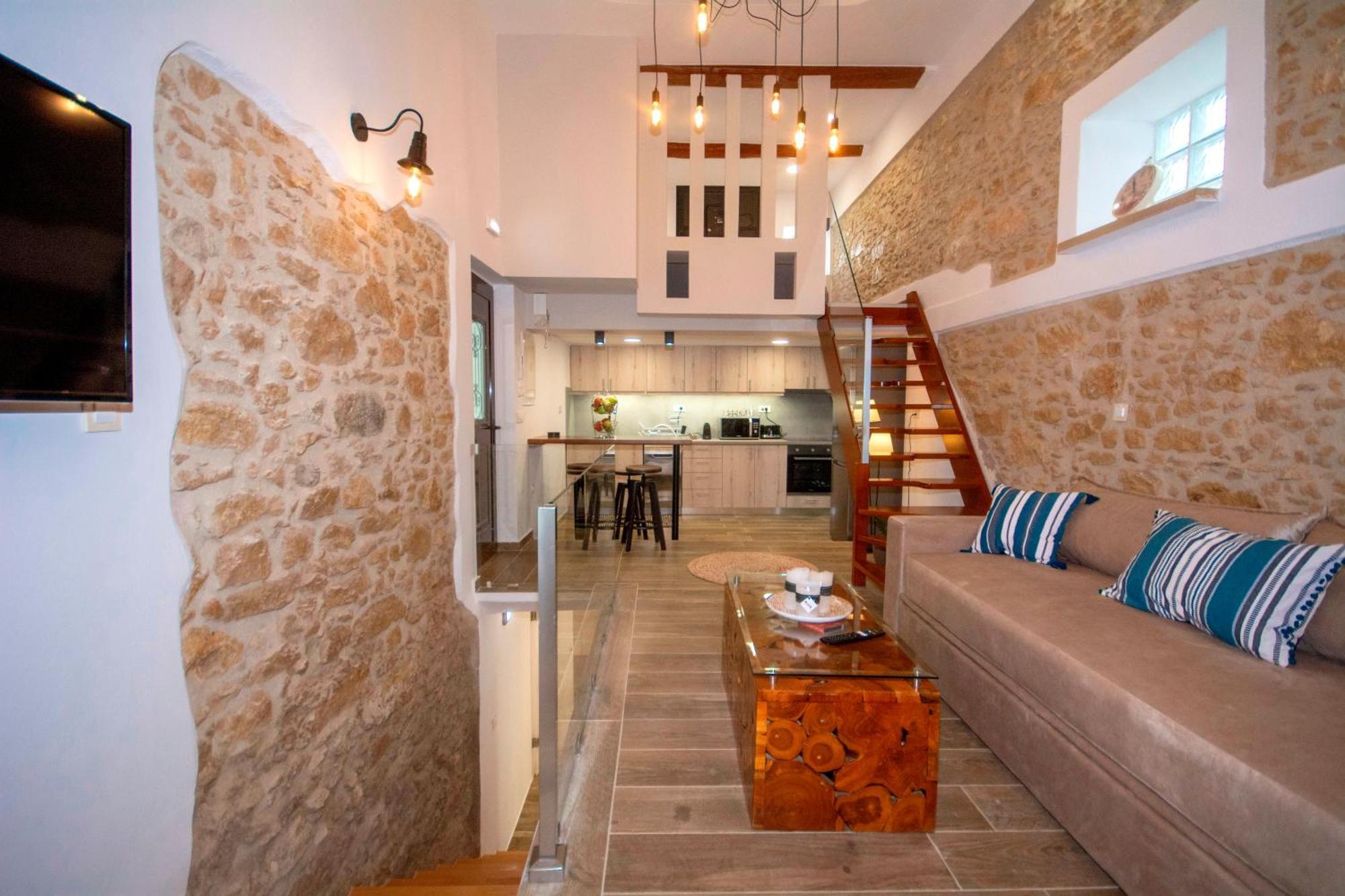 Casa Christina-Luxury Villa กิสเซมอส ภายนอก รูปภาพ